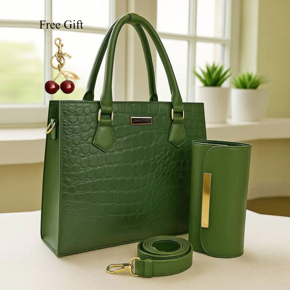 Crocodile Leather Bag