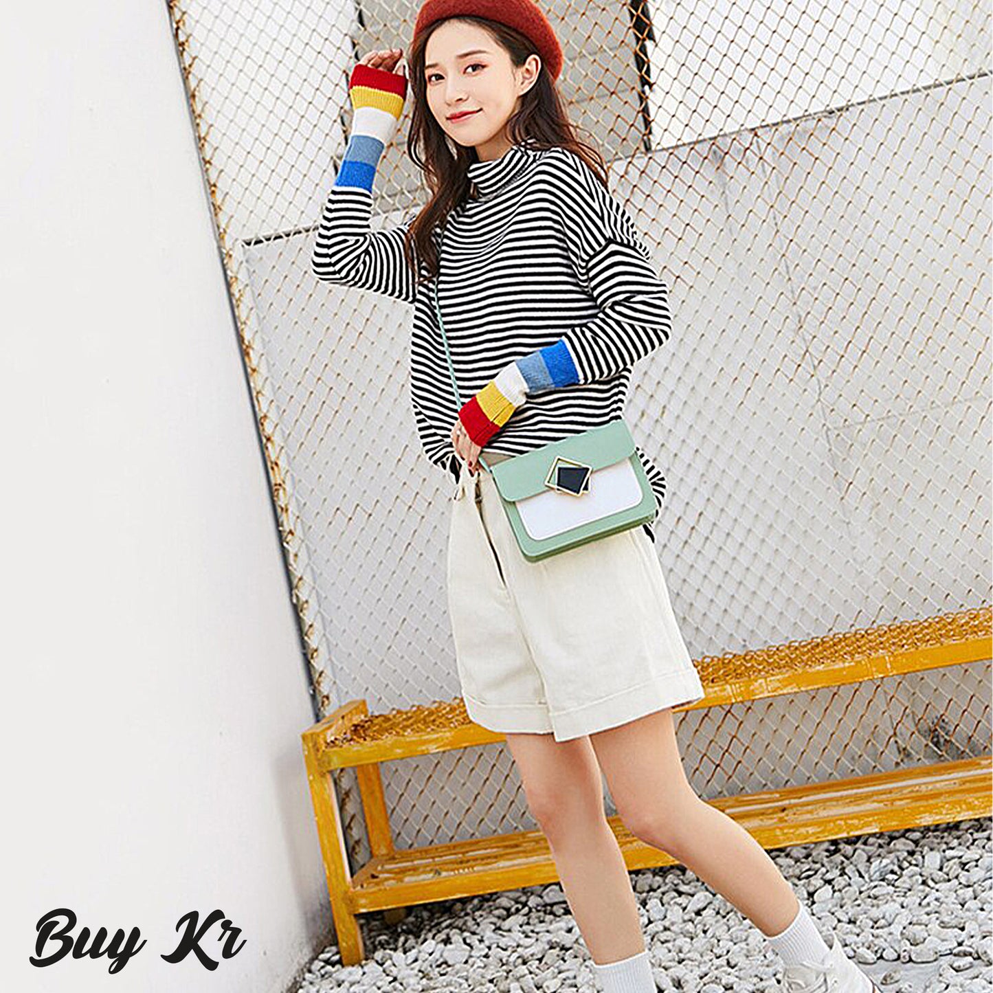 New Arrival Green Shoulder crossbody Leather bags For Girls