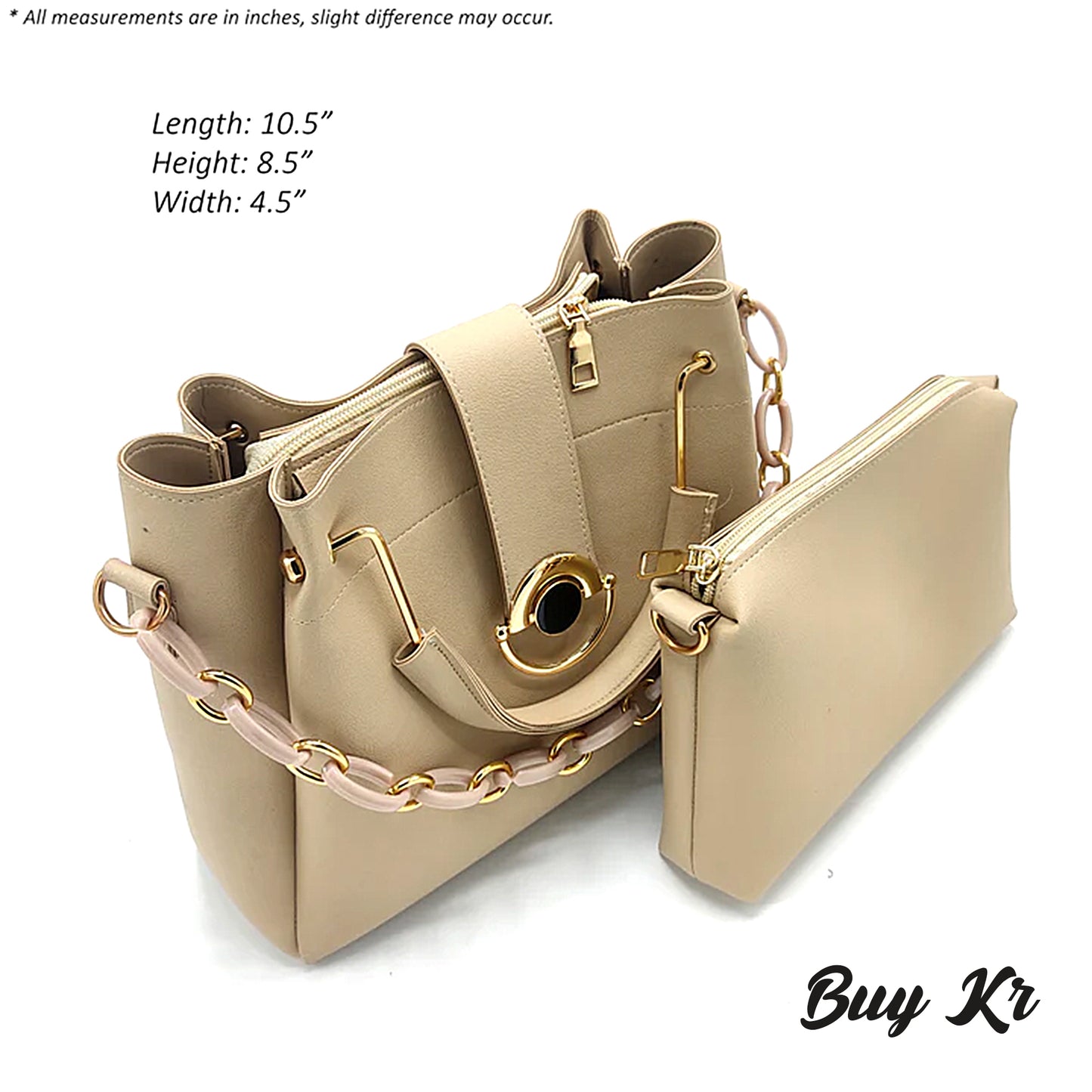 Cream Color Handbag