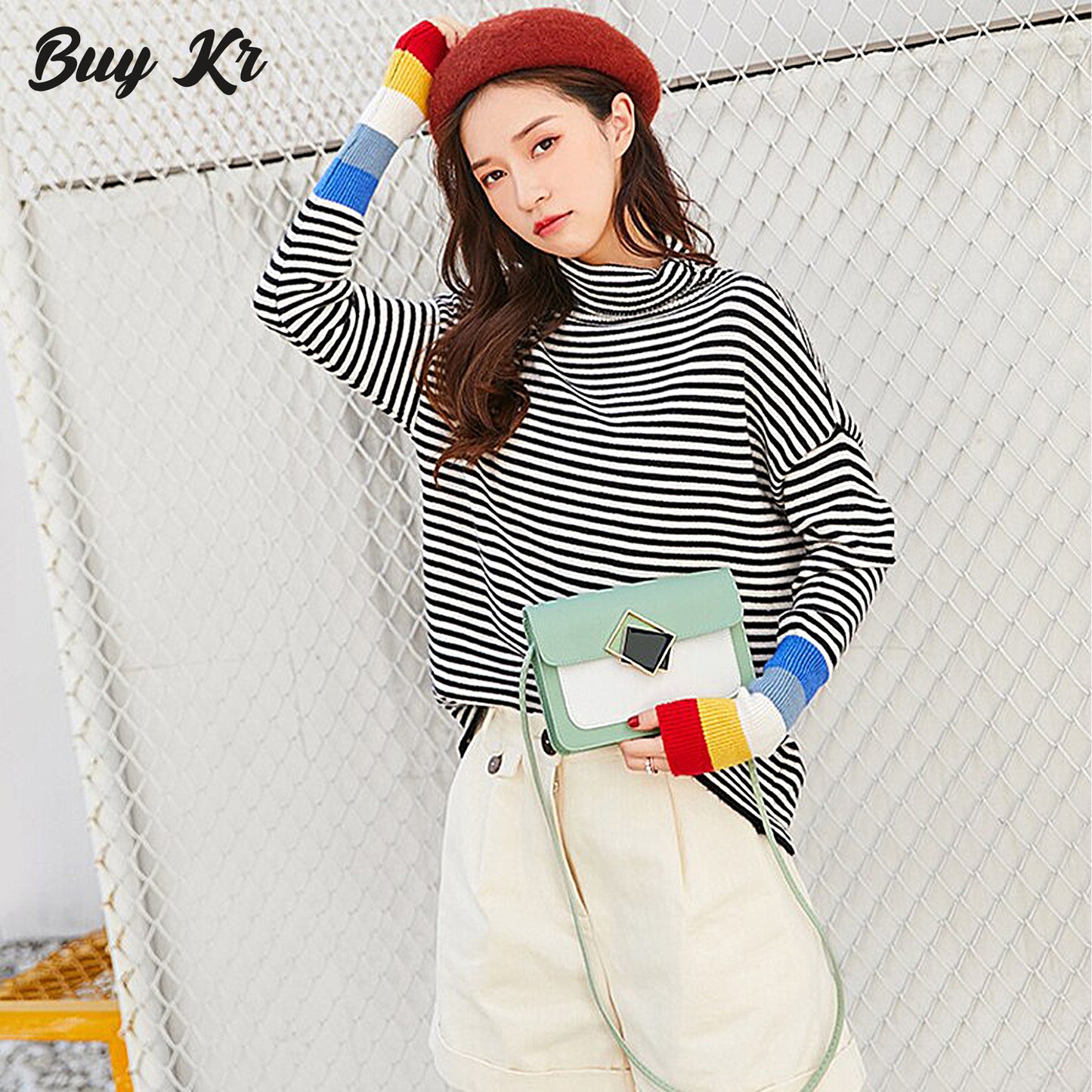 New Arrival Green Shoulder crossbody Leather bags For Girls