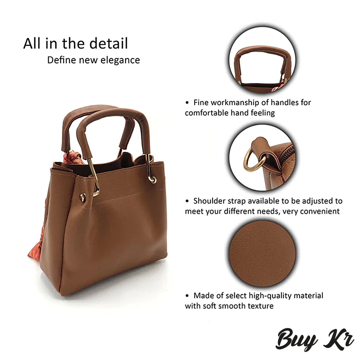 Yellow Top Handle Handbag