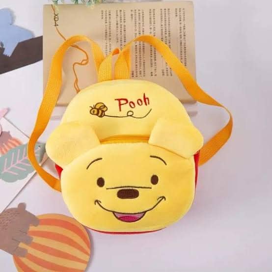 Minnie Pooh Cartoon Plush Backpack