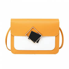 New Arrival Yellow Shoulder crossbody Leather bags For Girls