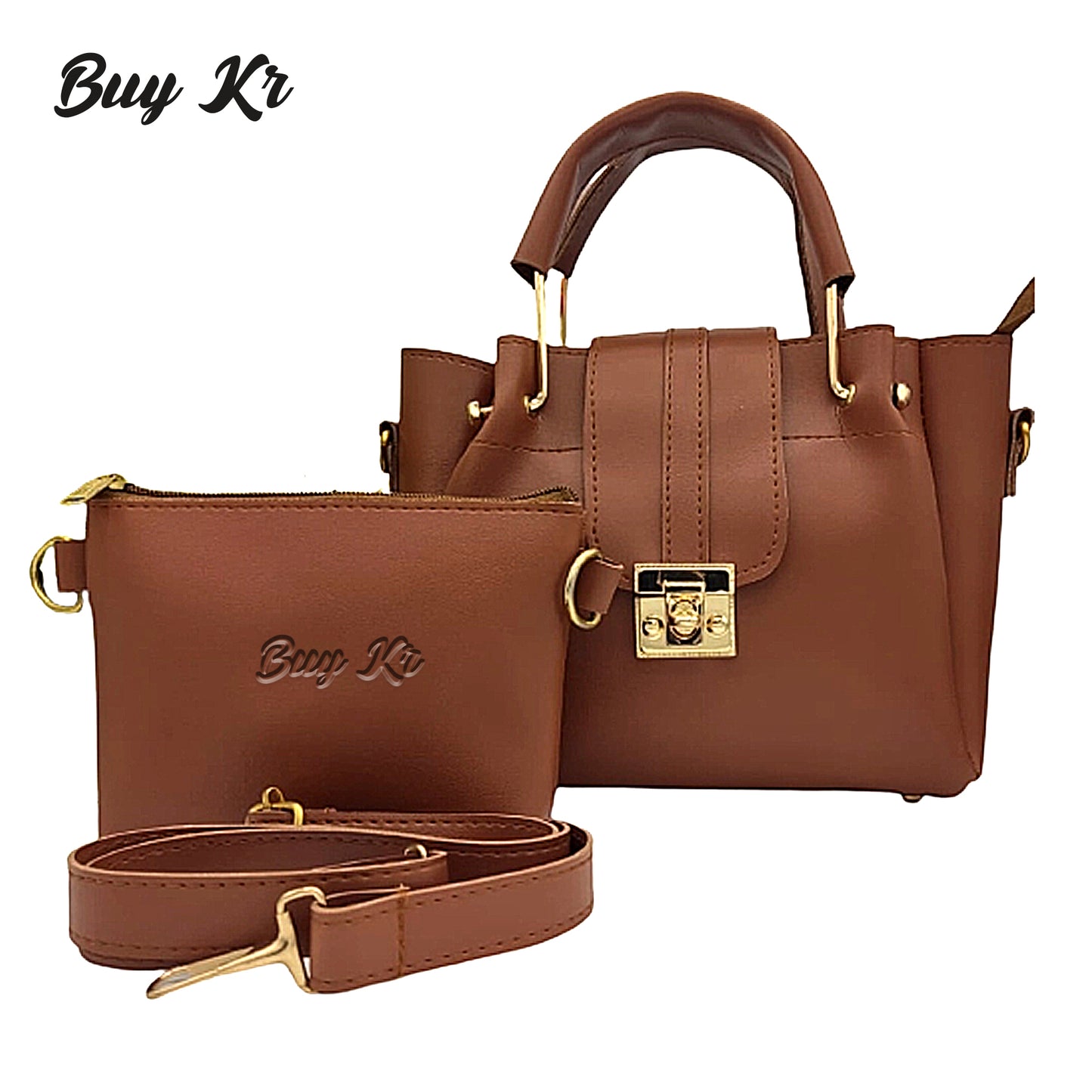 Multicolor 2 Pcs Leather bag