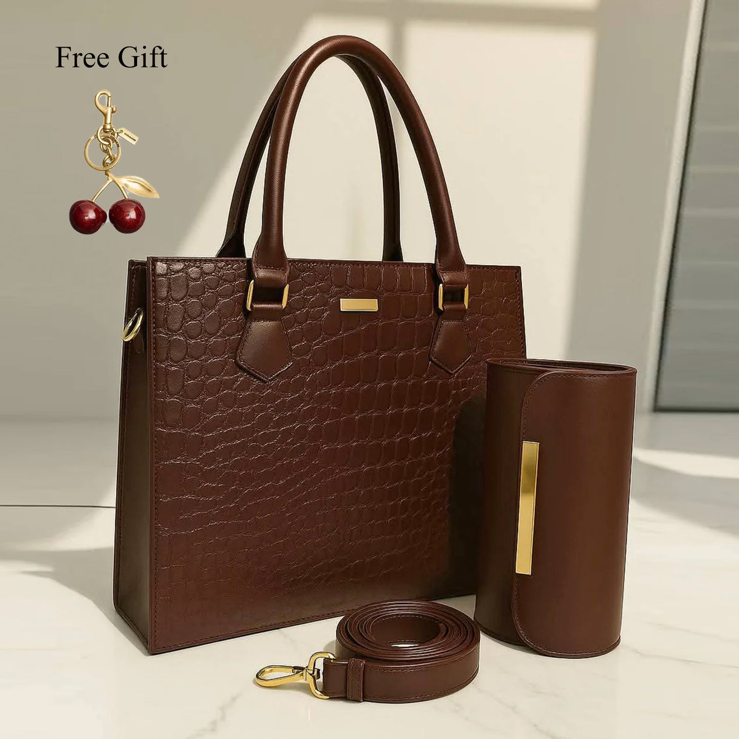 Crocodile Leather Bag