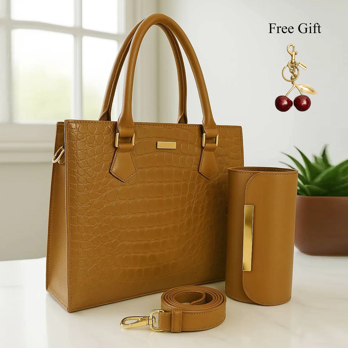 Crocodile Leather Bag