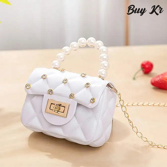 Fancy Mini Jelly White Cross Body Bag