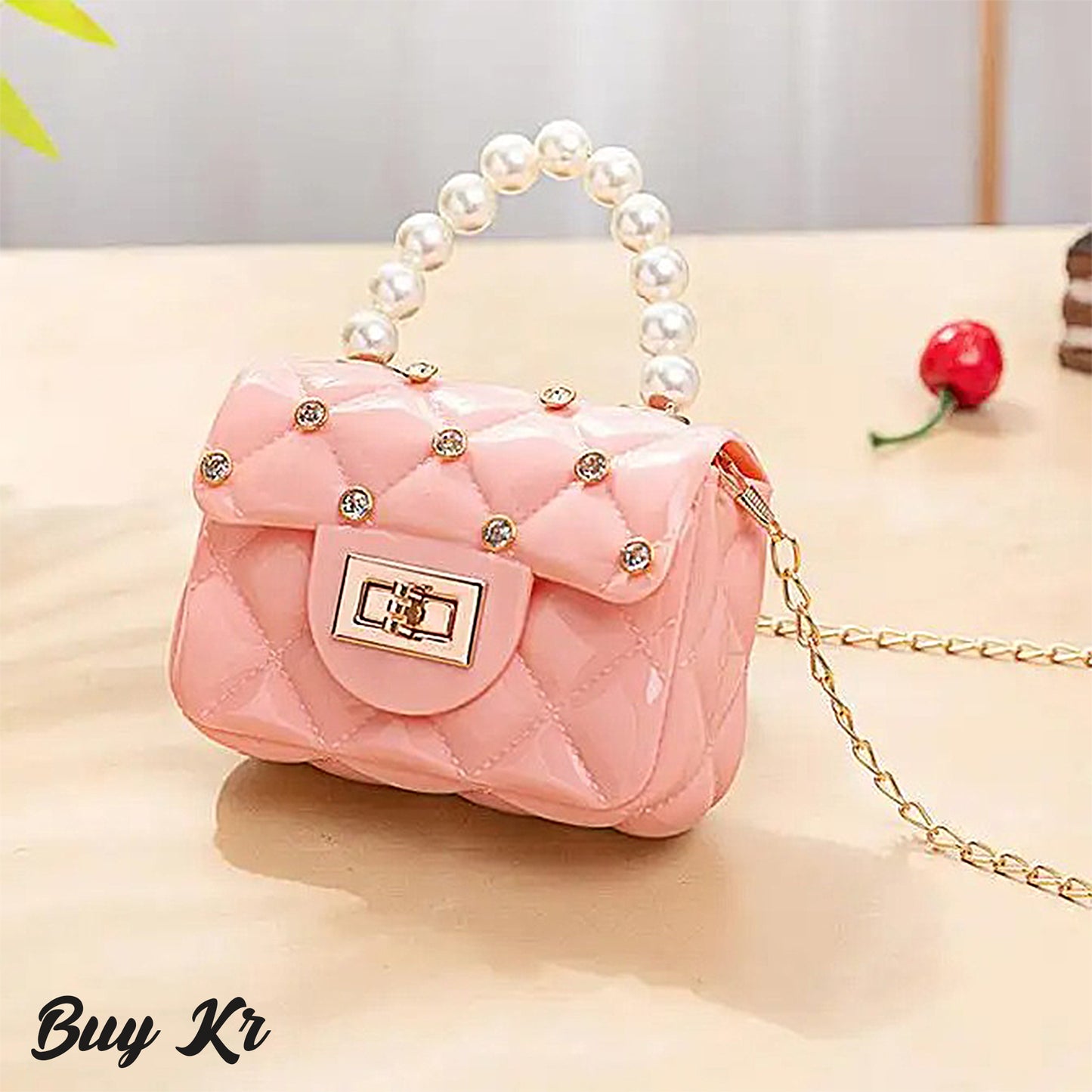 Fancy Mini Jelly Pink Cross Body Bag