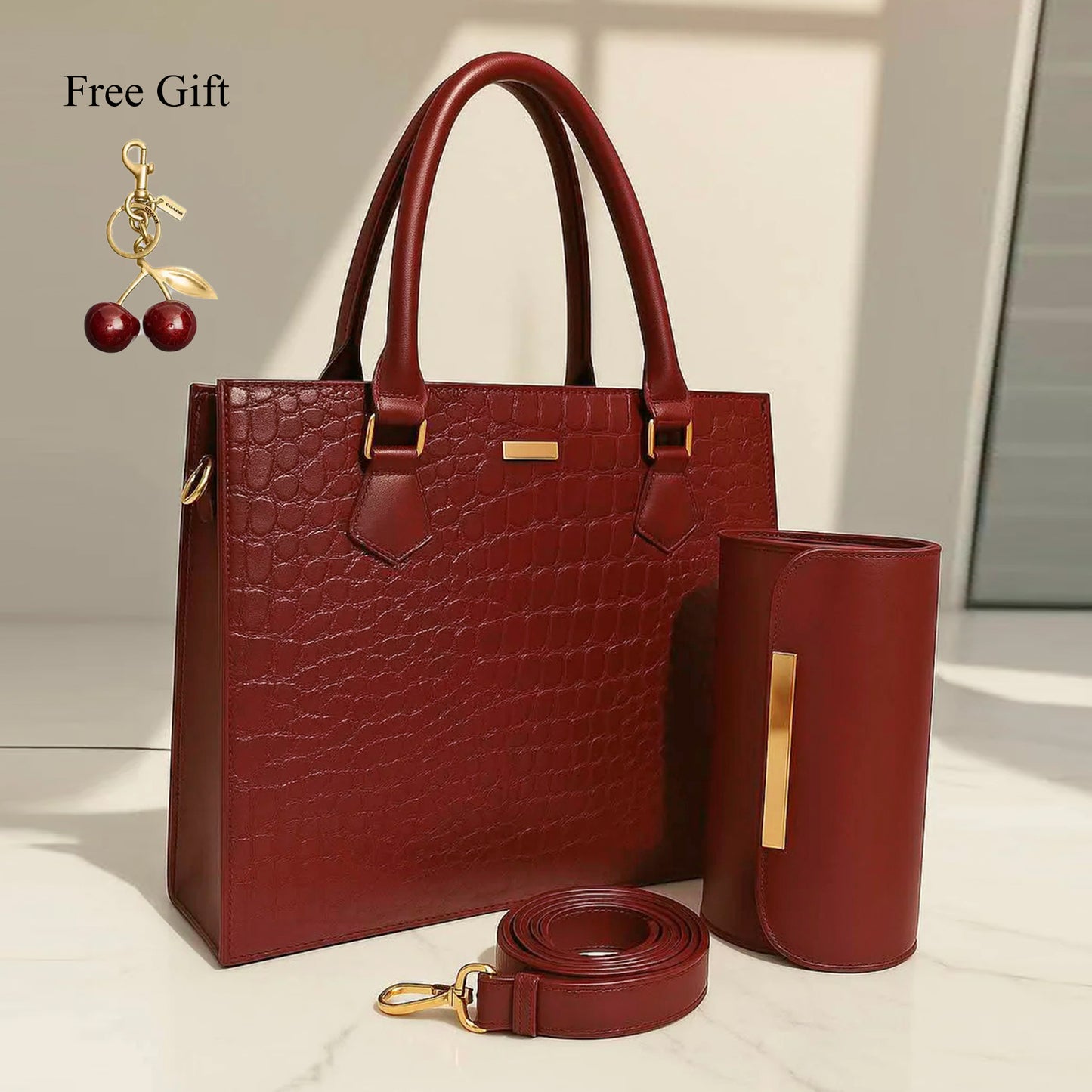 Crocodile Leather Bag