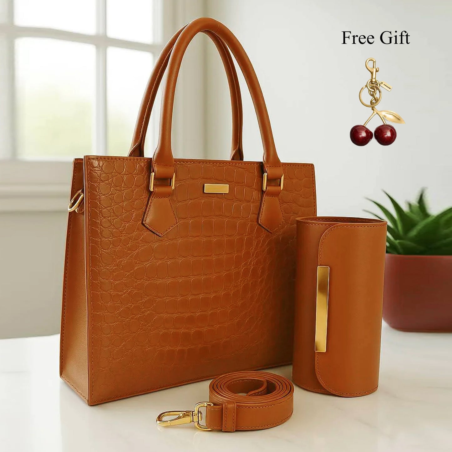 Crocodile Leather Bag