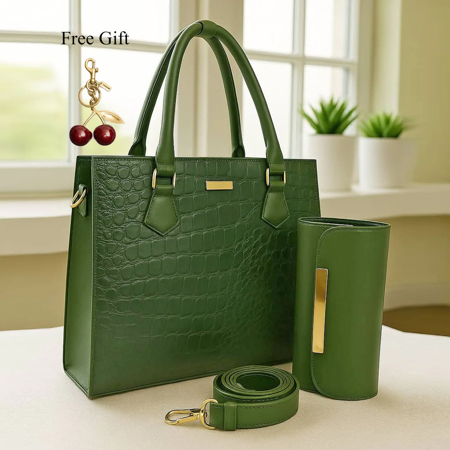 Crocodile Leather Bag
