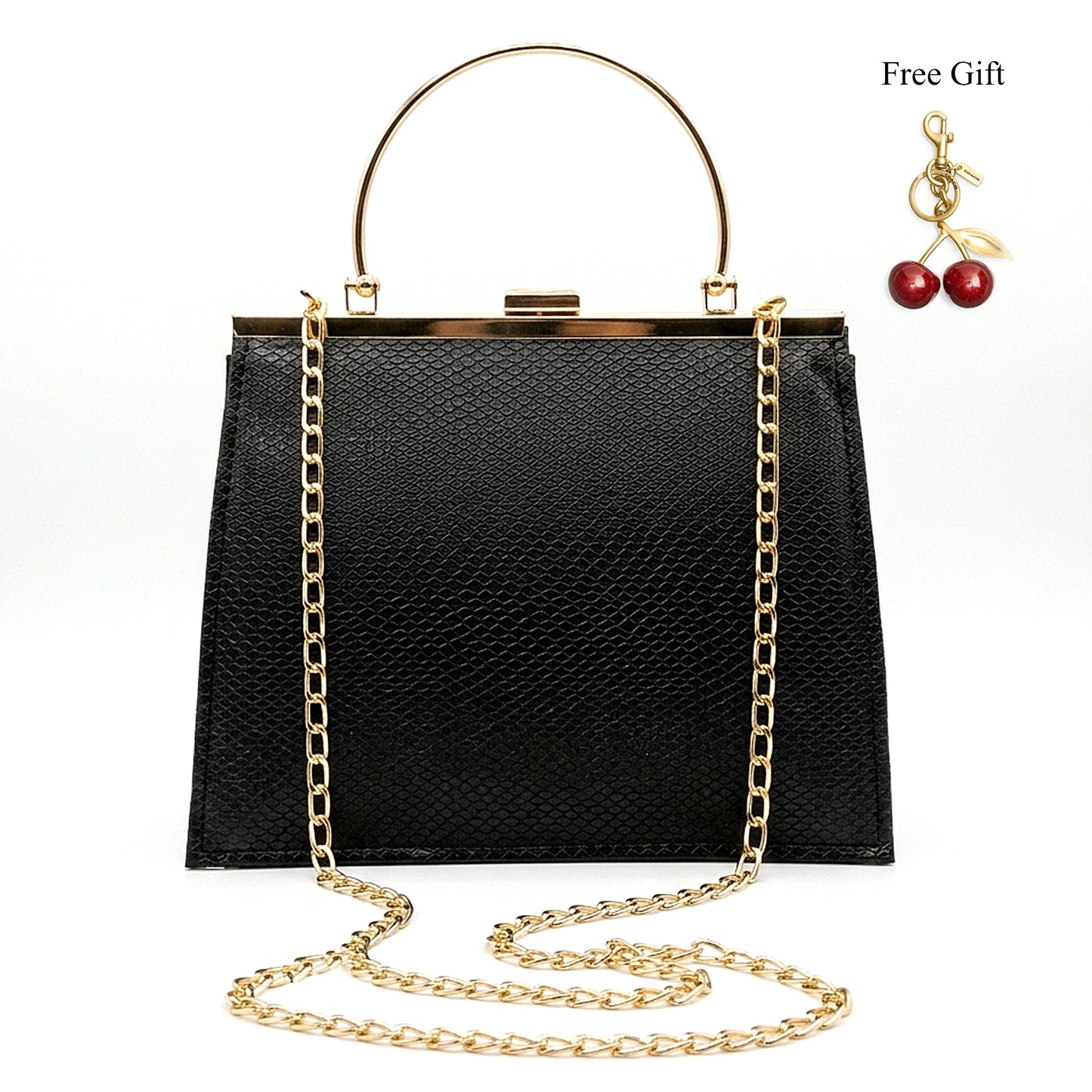 Snake Leather Fram Bag