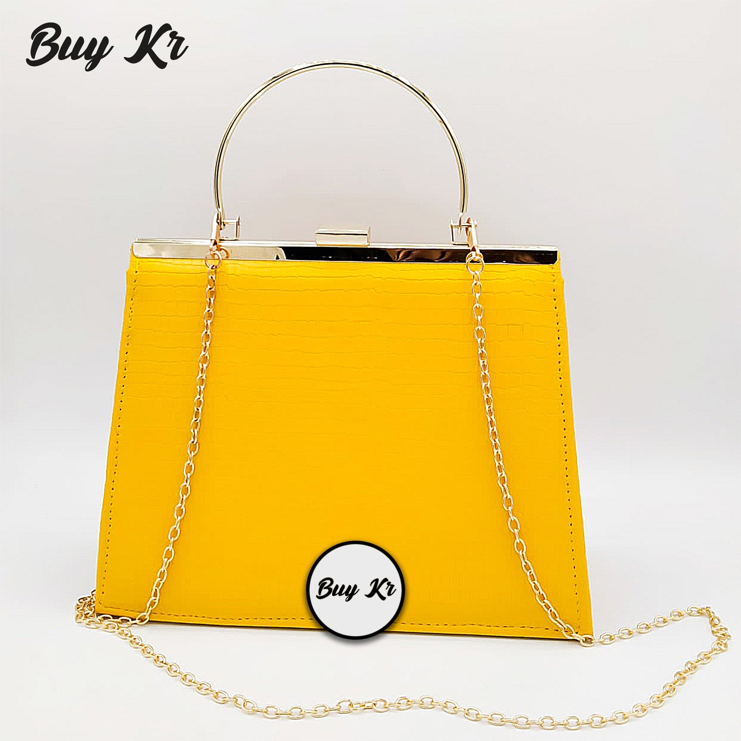 Yellow Crocodile Bag