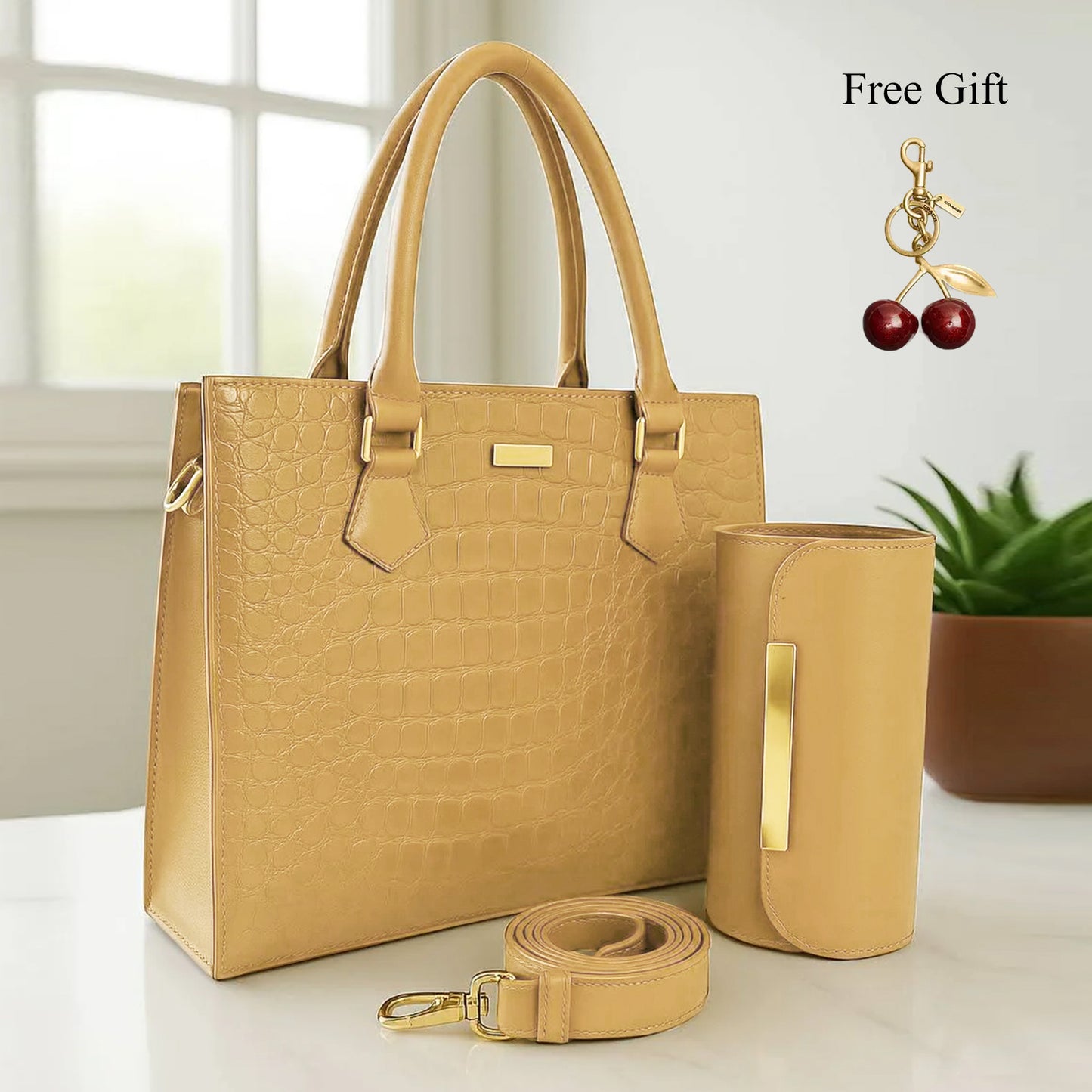 Crocodile Leather Bag