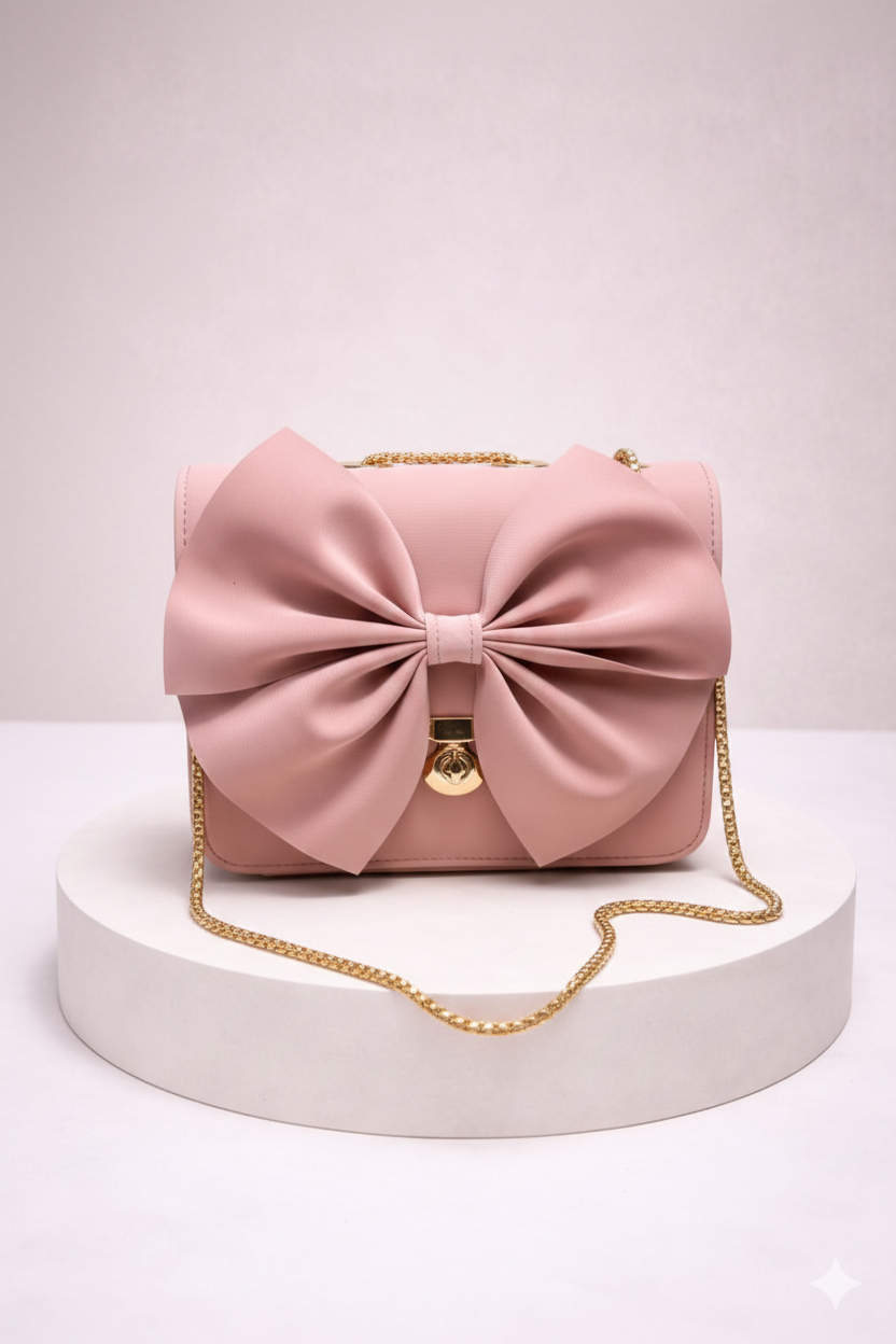 Elegant Bow Chain Shoulder Bag