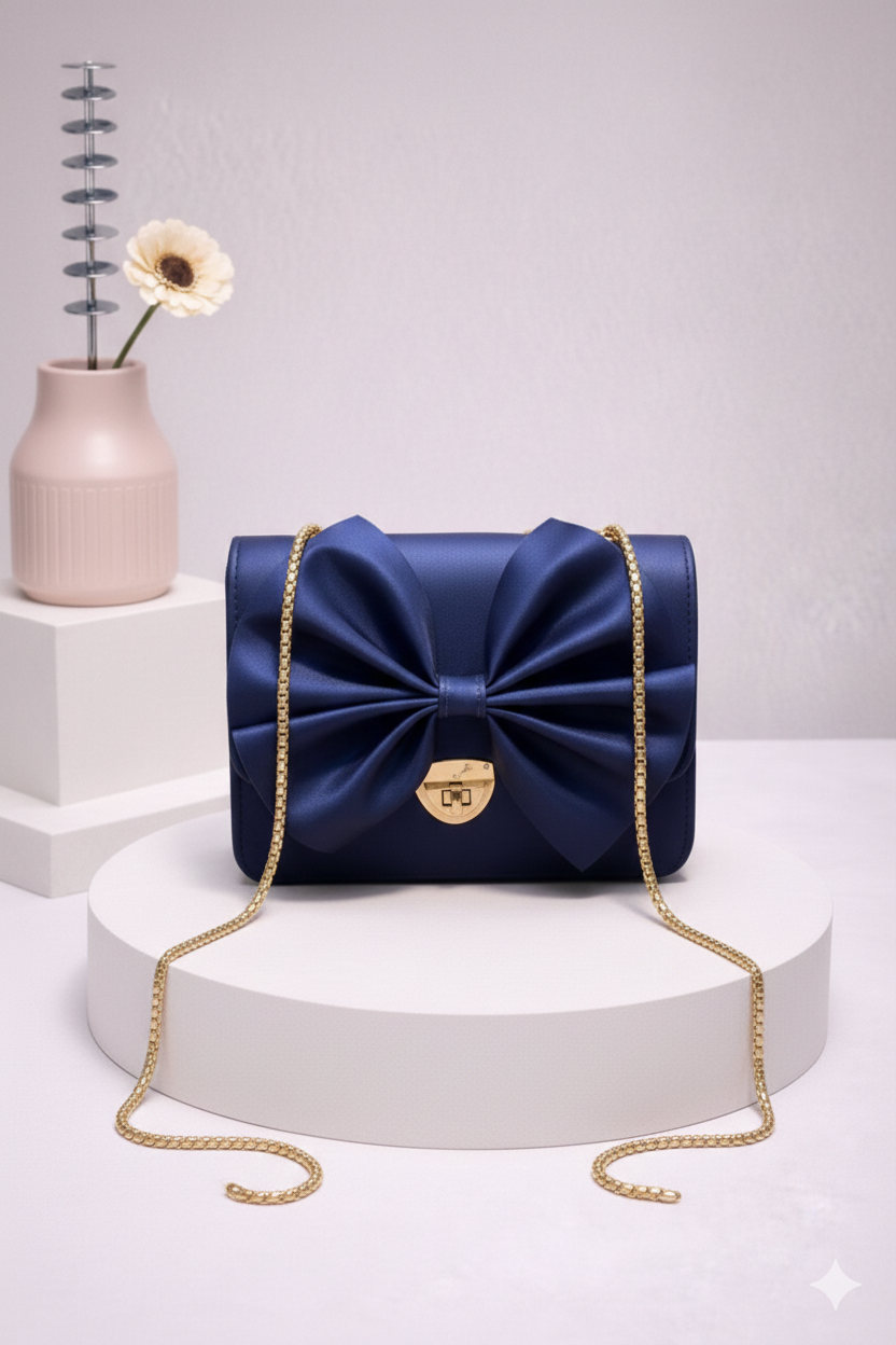 Elegant Bow Chain Shoulder Bag
