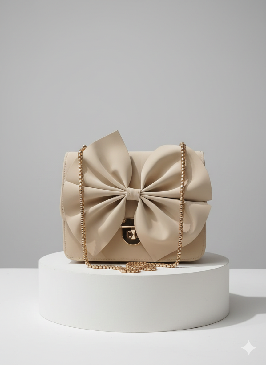 Elegant Bow Chain Shoulder Bag