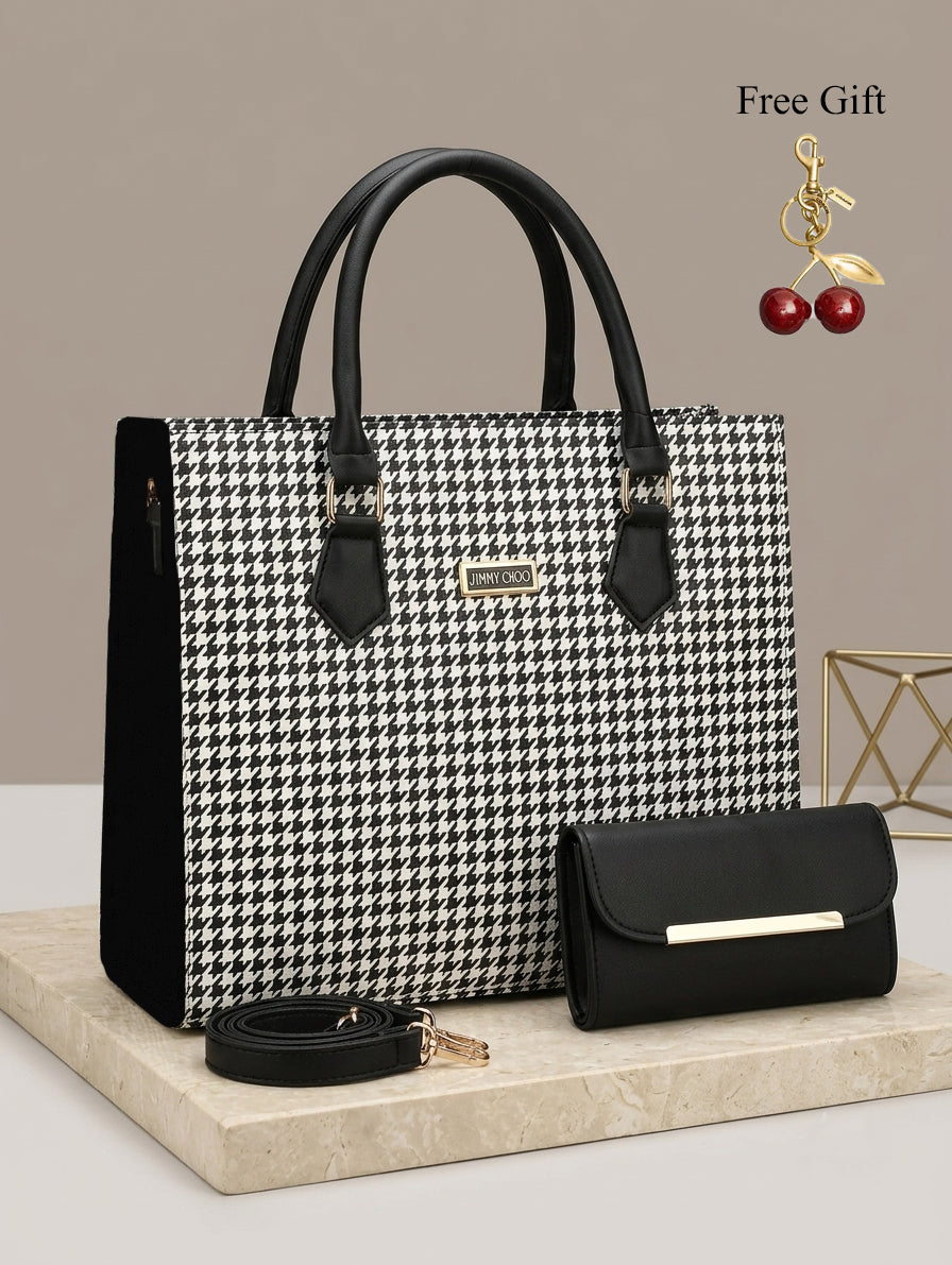 European Tote Bag Set – Includes Wallet & Crossbody Strap