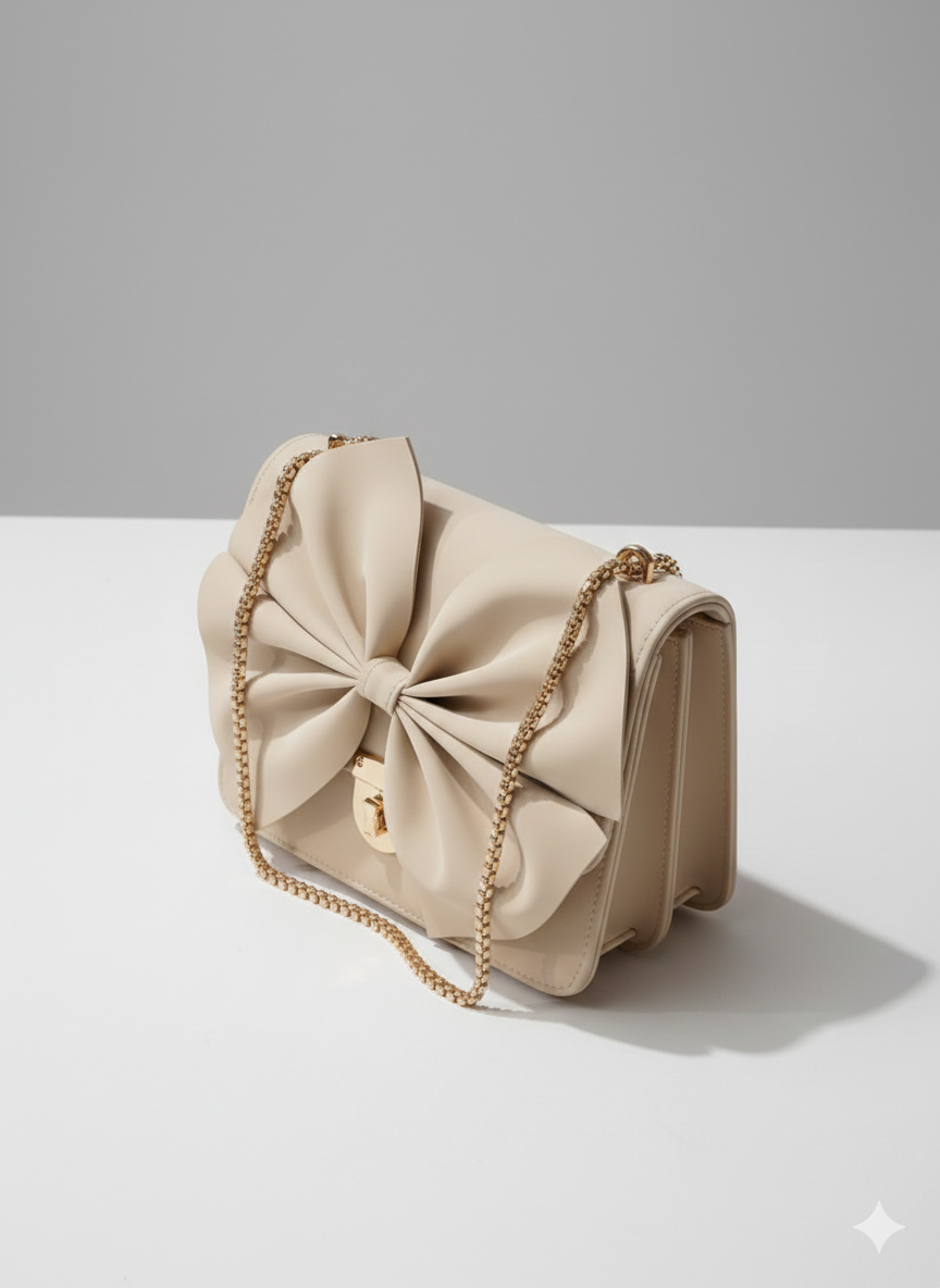 Elegant Bow Chain Shoulder Bag