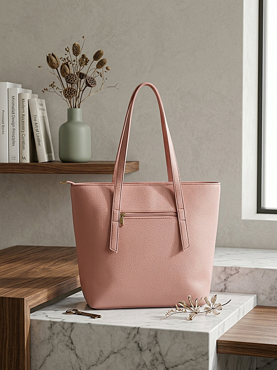 3-Piece Leather Tote Bag Set – Free Cherry Keychain Gift