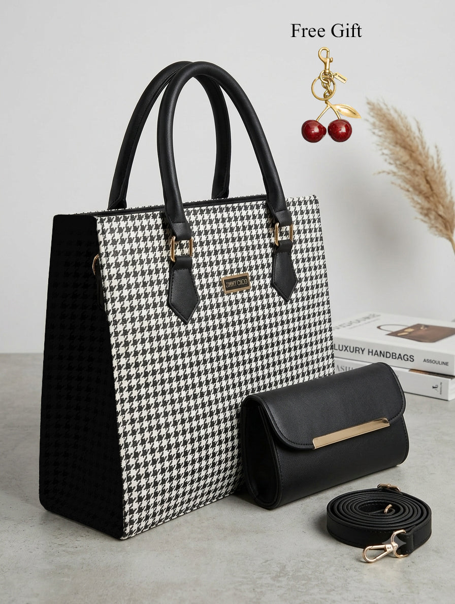 European Tote Bag Set – Includes Wallet & Crossbody Strap