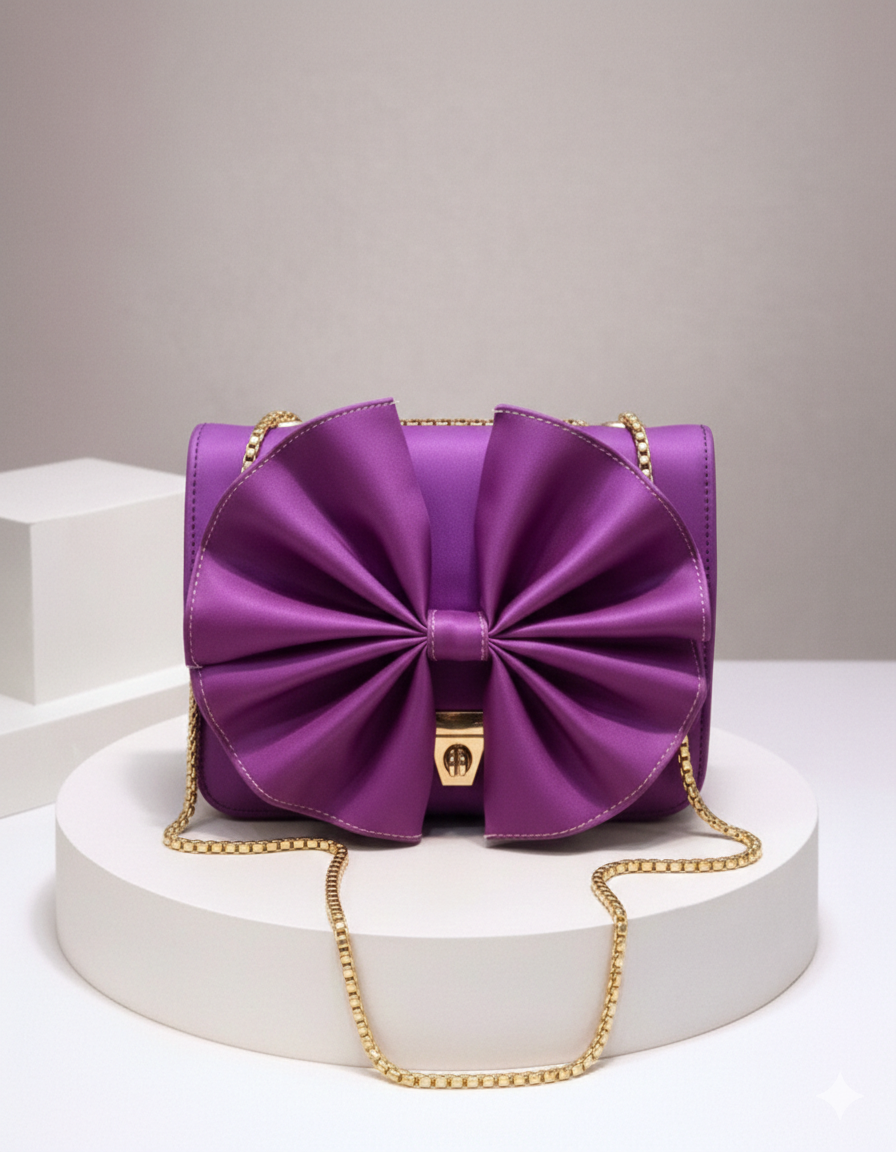Elegant Bow Chain Shoulder Bag