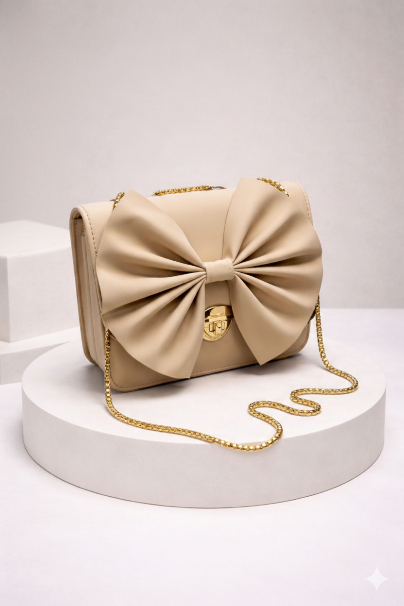 Elegant Bow Chain Shoulder Bag